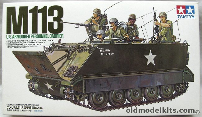 Tamiya 1/35 M113  US Armoured Personnel Carrier, 35040 plastic model kit